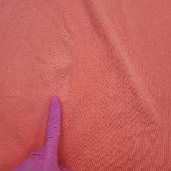 Vintage 80s Disney Mickey-Mouse Shirt XL 26x29 Salmon-Pink - Picture 4 of 15